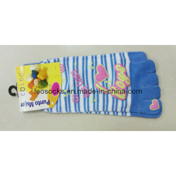 Chaussettes d&#39;impression offset pour femmes (DL-TS-05)